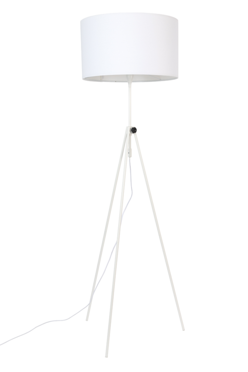 White Three-Legged Floor Lamp | Zuiver Lesley | DutchFurniture.com