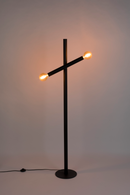 Black Cross Floor Lamp | Zuiver Hawk | Dutchfurniture.com