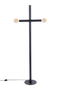 Black Cross Floor Lamp | Zuiver Hawk | Dutchfurniture.com