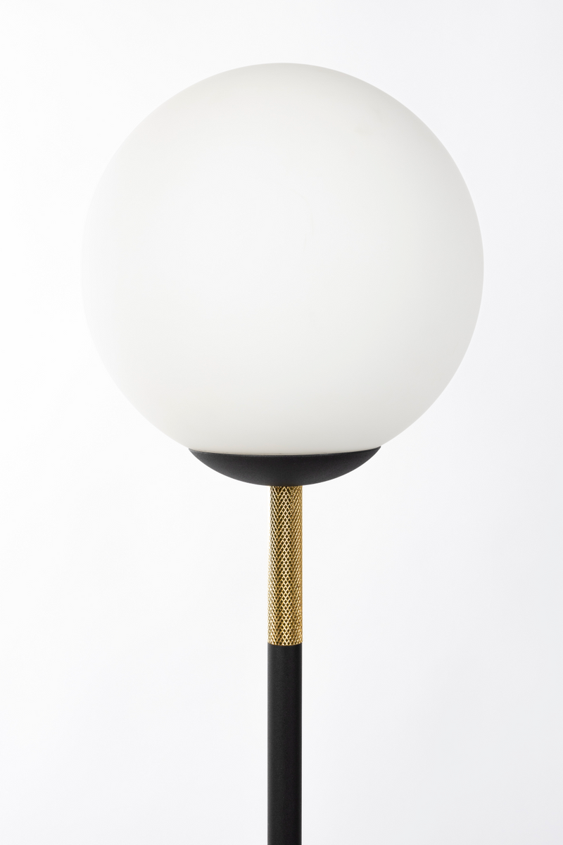 Glass Orb Modern Floor Lamp | Zuiver Orion Charge | Dutchfurniture.com