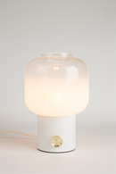 White Glass Table Lamps (2) | Zuiver Moody | DutchFurniture.com