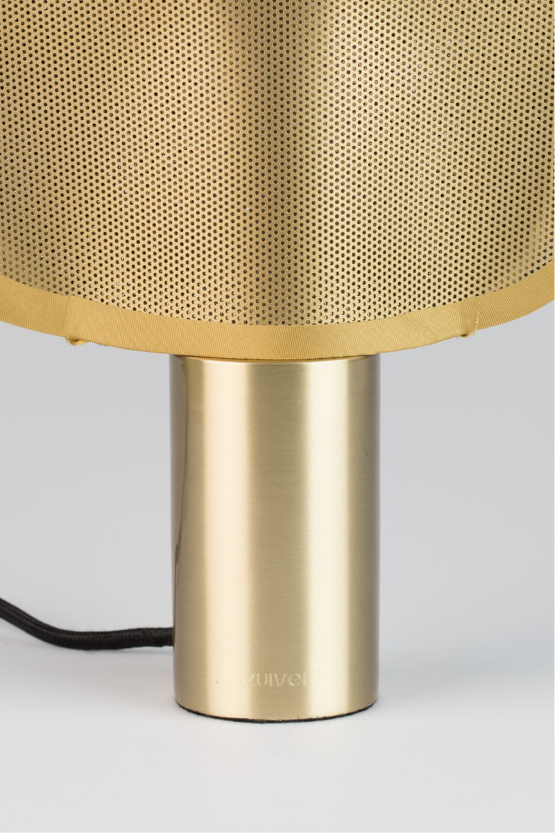 Brass Mesh Table Lamp M | Zuiver Mai | DutchFurniture.com