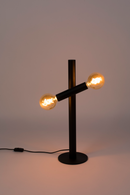 Black Cross Floor Lamp | Zuiver Hawk | Dutchfurniture.com