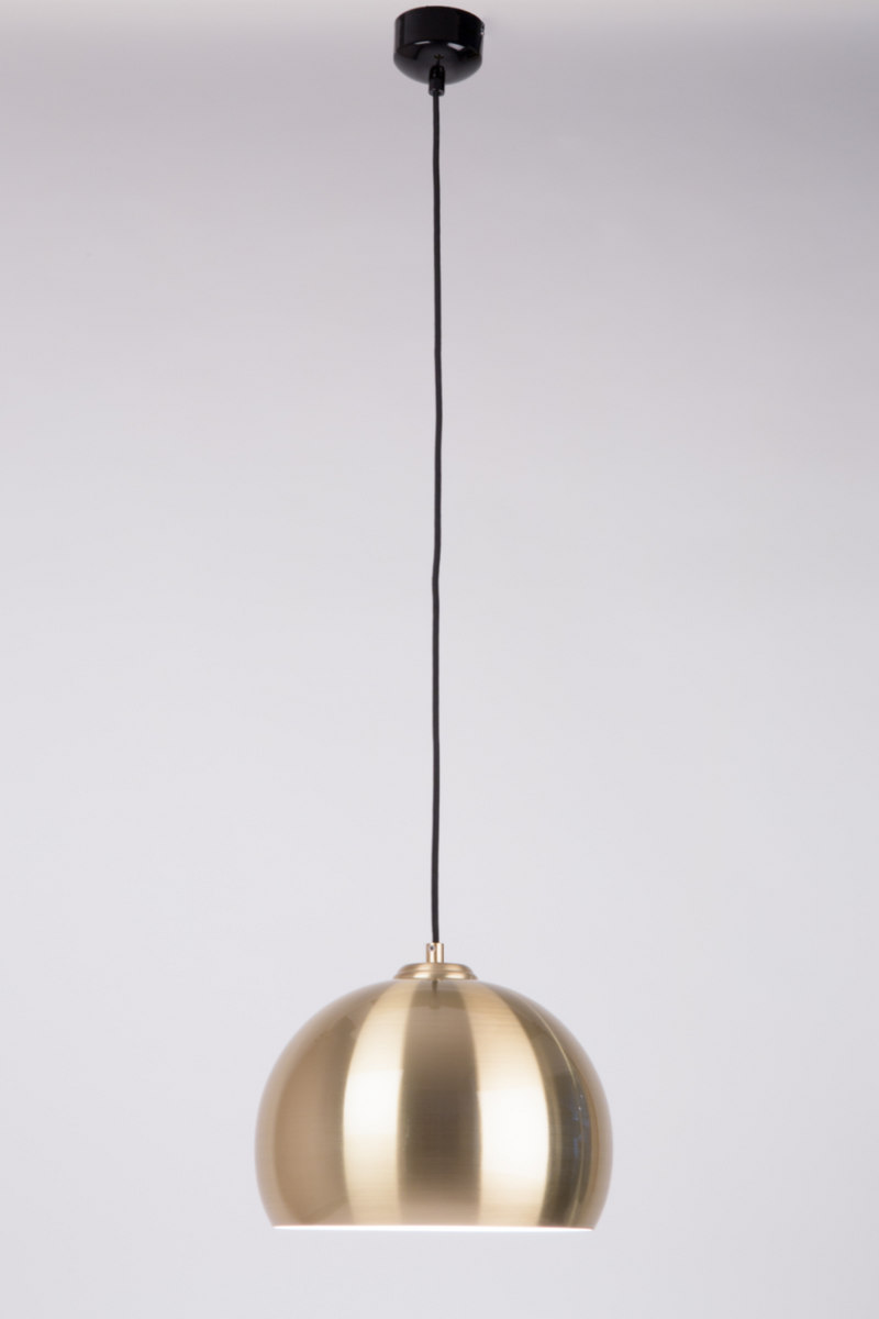 Gold Globe Pendant Lamp | Zuiver Big Glow | DutchFurniture.com