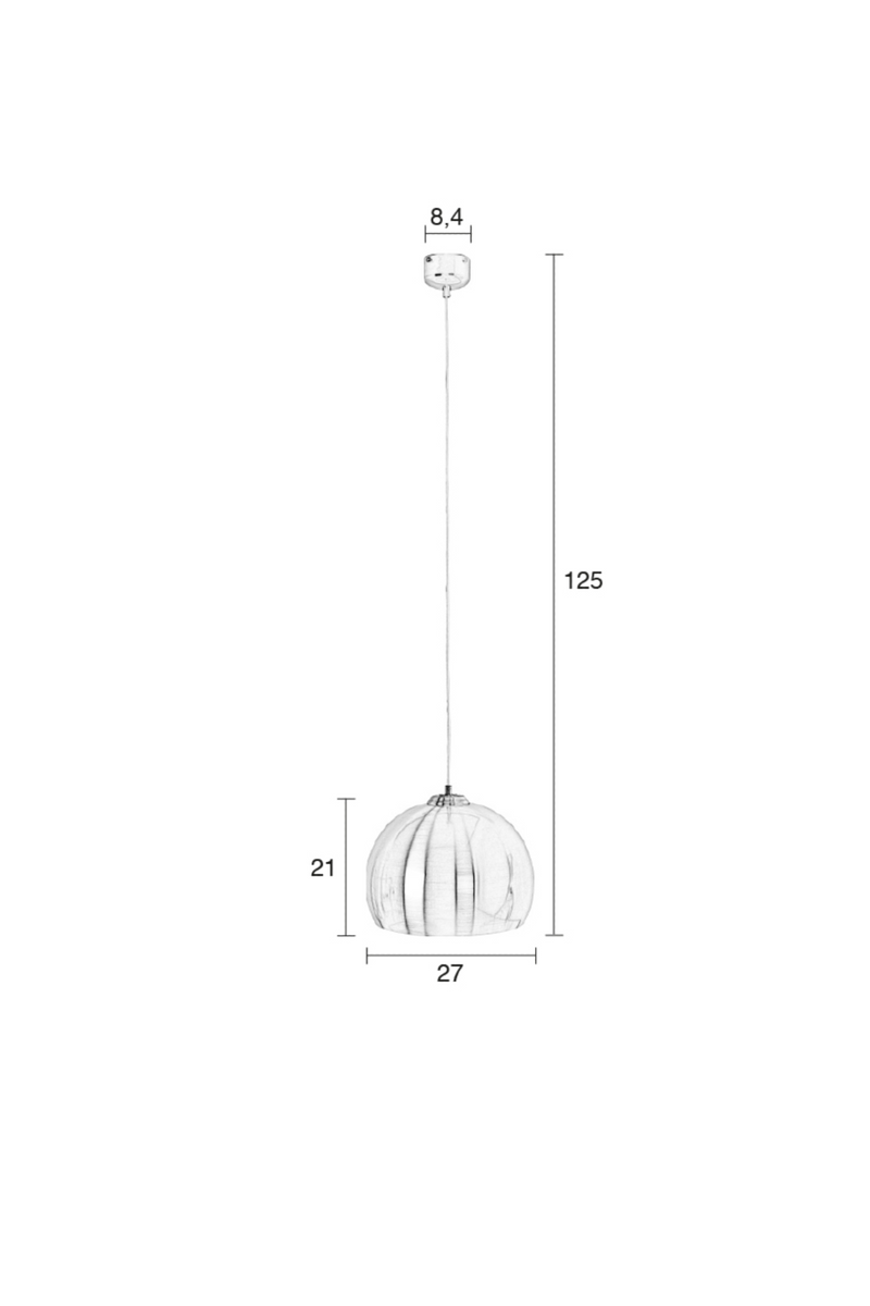 Gold Globe Pendant Lamp | Zuiver Big Glow | DutchFurniture.com