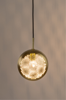 Brass Round Pendant Lamp | Zuiver Gringo Flat | DutchFurniture.com