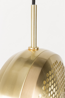 Brass Round Pendant Lamp | Zuiver Gringo Flat | DutchFurniture.com