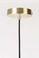 Brass Round Pendant Lamp | Zuiver Gringo Flat | DutchFurniture.com