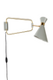 Gray Swing Arm Wall Lamp | Zuiver Shady | DutchFurniture.com