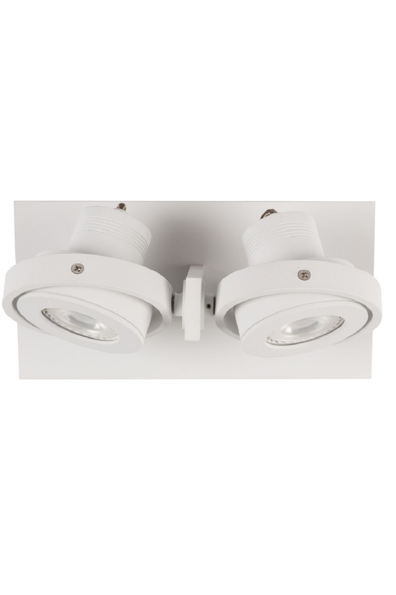 White Double Ceiling Spotlight | Zuiver Luci | DutchFurniture.com