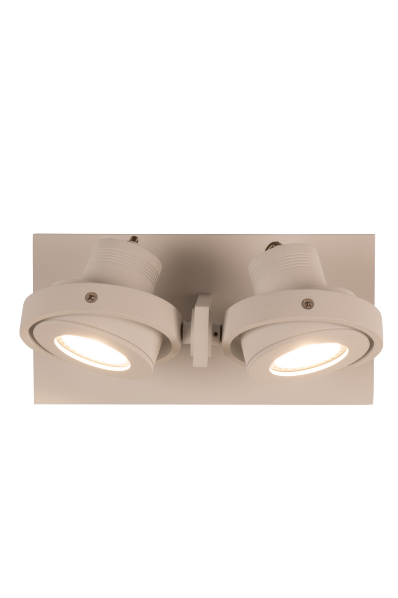 White Double Ceiling Spotlight | Zuiver Luci | DutchFurniture.com