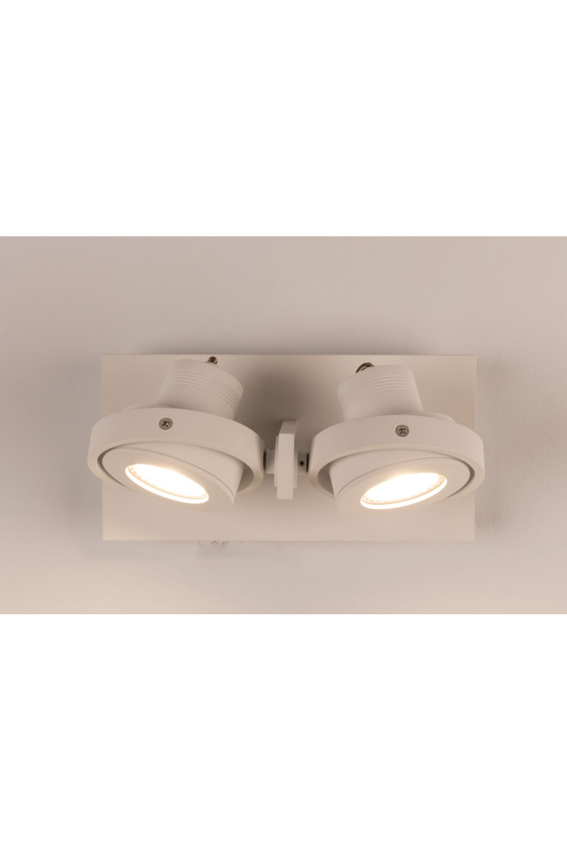 White Double Ceiling Spotlight | Zuiver Luci | DutchFurniture.com