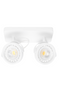 White 2-Spotlight Ceiling Lamp | Zuiver Dice | Dutchfurniture.com