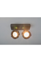 Galvanized 2-Spotlight Ceiling Lamp | Zuiver Dice | DutchFurniture.com