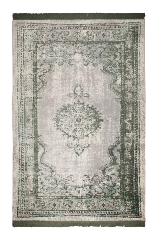 Green Fringe Area Rug 5’ X 7’5" | Zuiver Marvel | Dutchfurniture.com