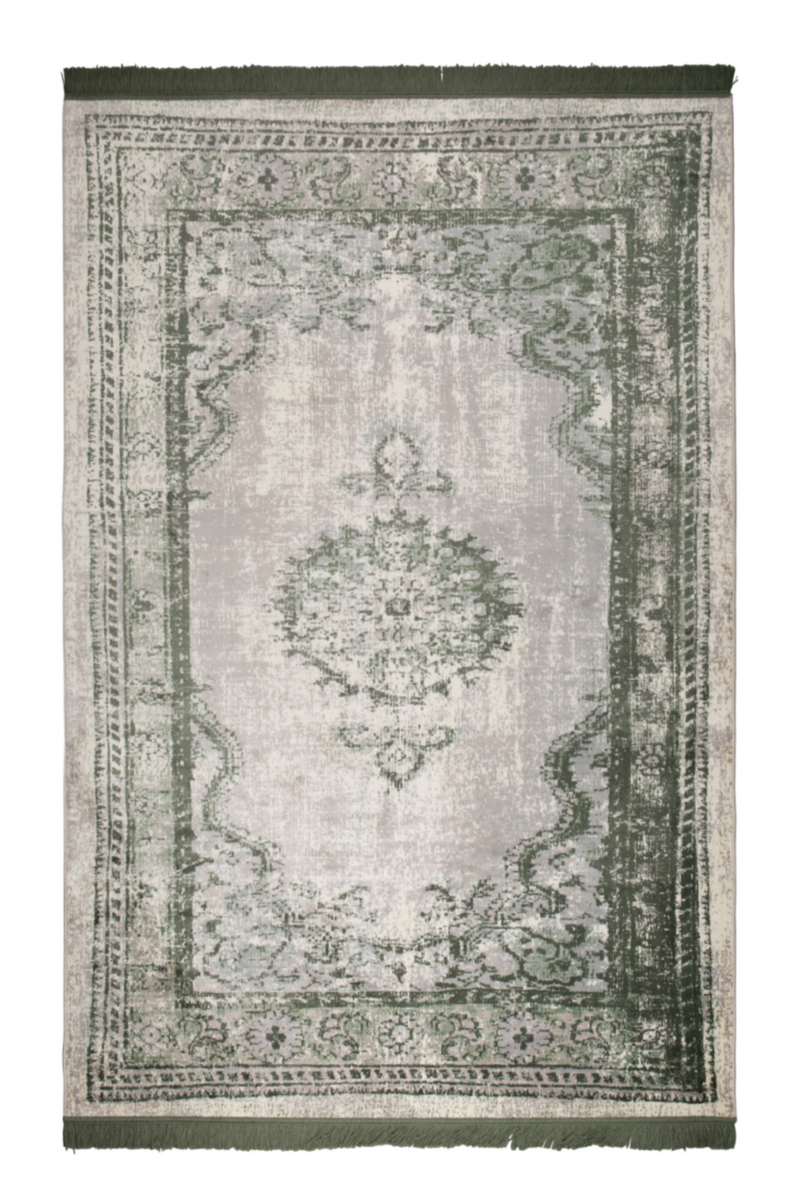 Green Fringe Area Rug 5’ X 7’5" | Zuiver Marvel | Dutchfurniture.com