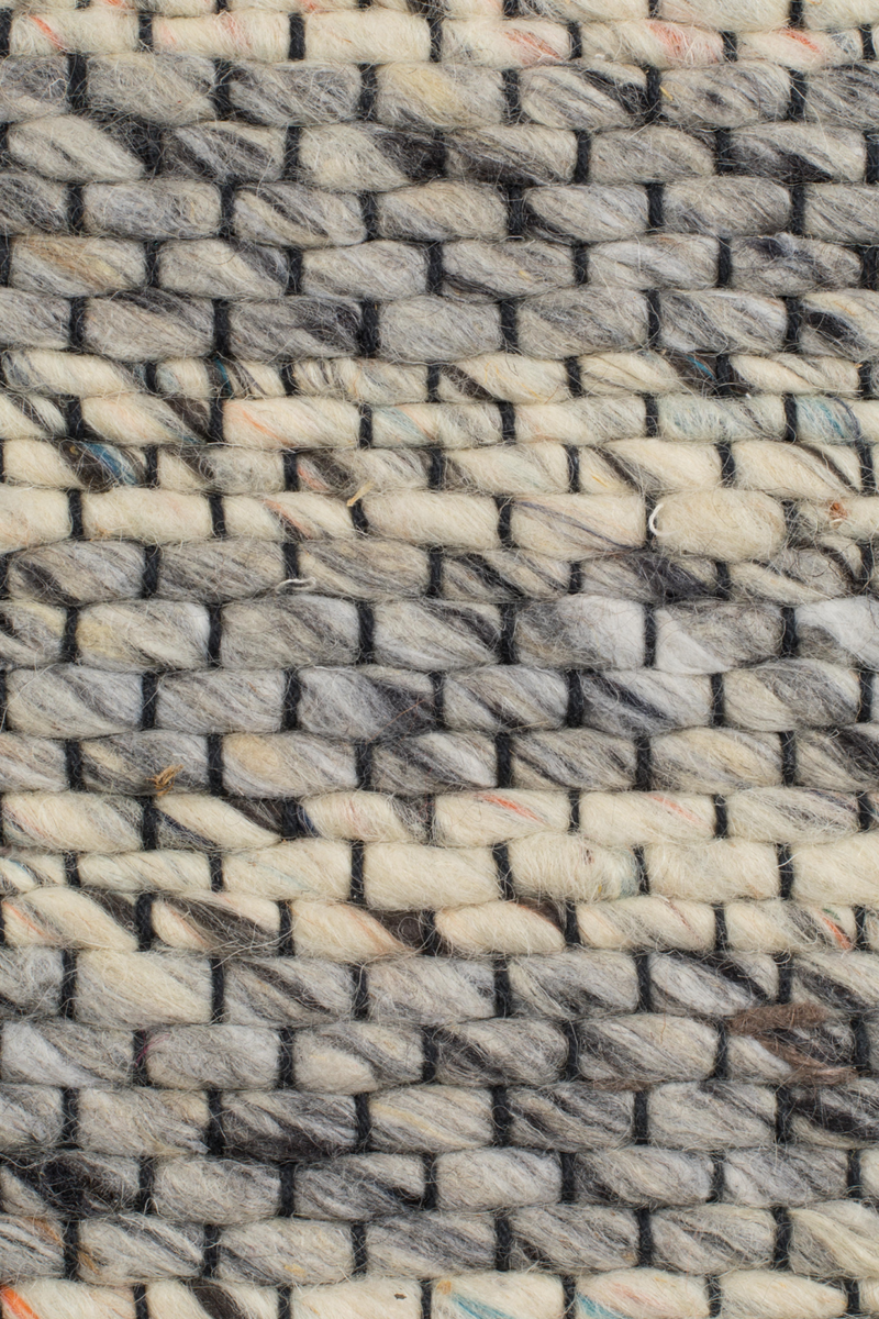 Gray Wool Carpet 5' x 7'5" | Zuiver Frills | DutchFurniture.com