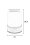 Frosted Glass Vase LED Lamp (L) | Zuiver Reina | Dutchfurniture.com