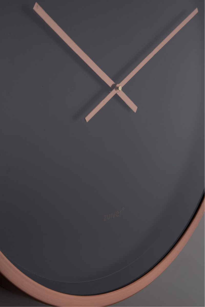 Round Copper Wall Clock | Zuiver Time Bandit | DutchFurniture.com