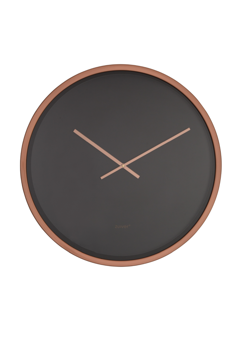Round Copper Wall Clock | Zuiver Time Bandit | DutchFurniture.com