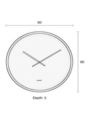 Black Round Wall Clock | Zuiver Time Bandit | Dutchfurniture.com