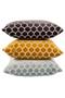 Teal Honeycomb Pillows (2) | Zuiver Monty | Dutchfurniture.com