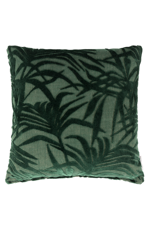 Green Leaf Pattern Pillows (2) | Zuiver Miami | Dutchfurniture.com