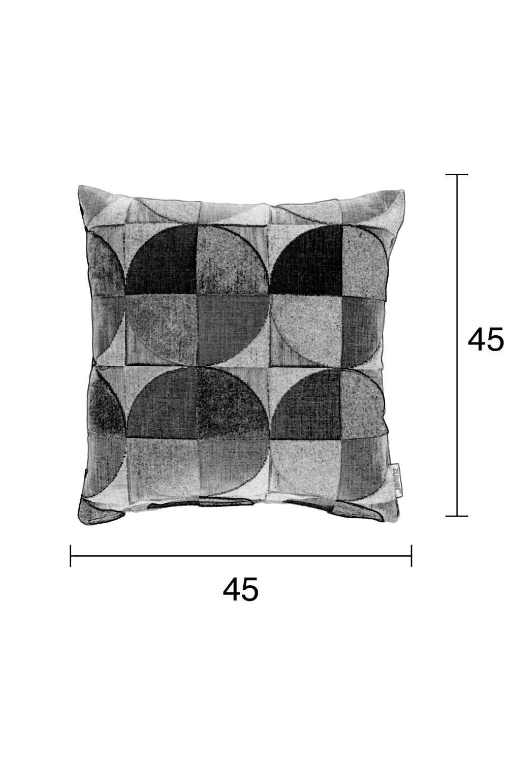 Amber Geometric Pattern Pillows (2) | Zuiver Club | OROA TRADE