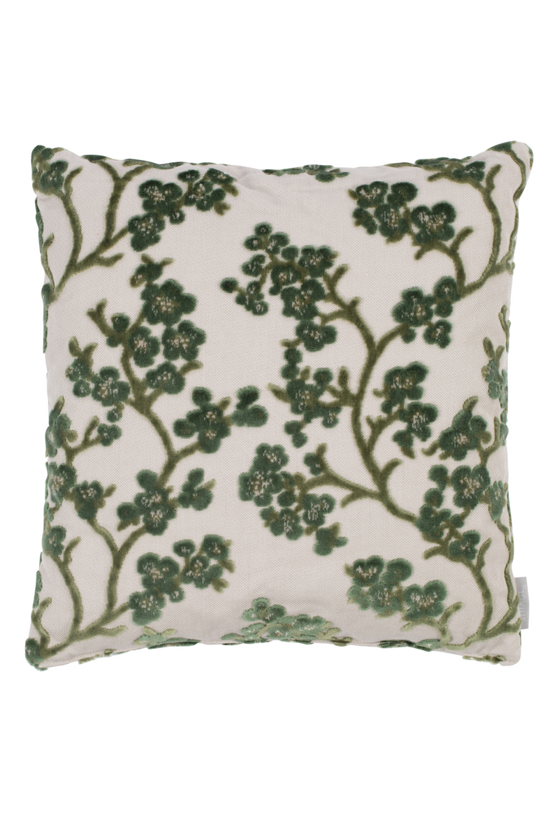 Green Forest Blossom Throw Pillows (2) | Zuiver April | OROA TRADE