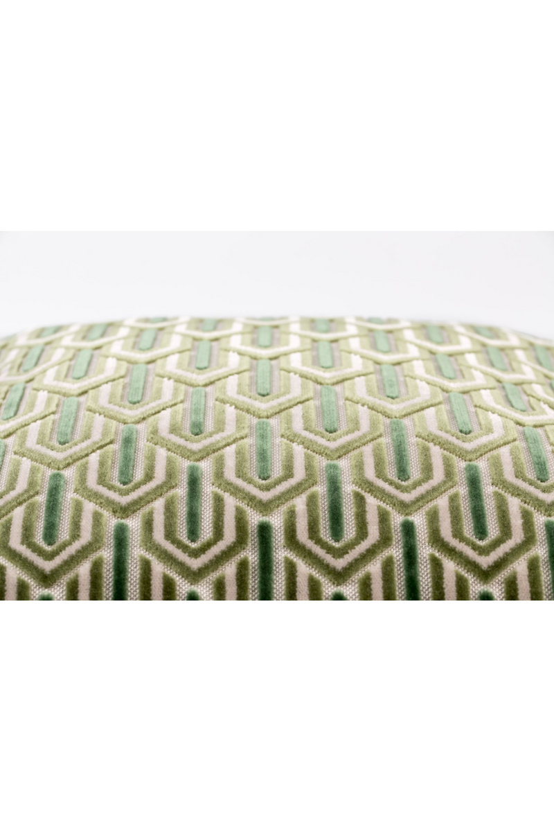 Green Geometric Throw Pillows (2) | Zuiver Beverly | DutchFurniture.com