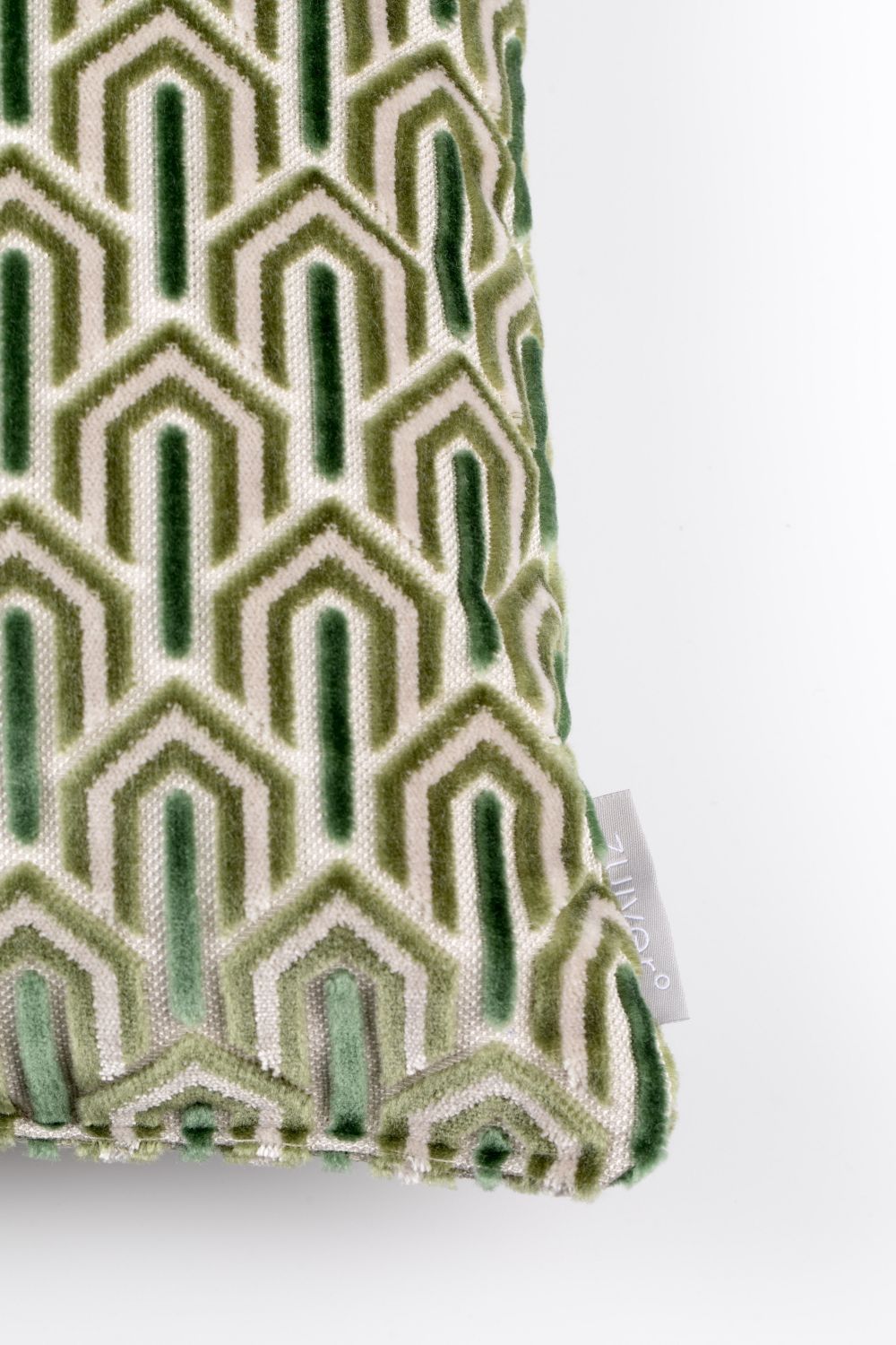 Green Geometric Throw Pillows (2) | Zuiver Beverly | DutchFurniture.com