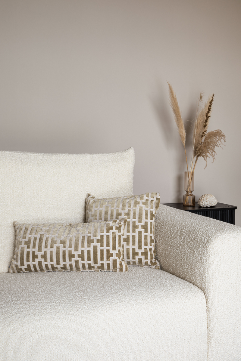 Neutral-Hued Geometric Throw Pillows (2) | Zuiver Scape | DutchFurniture.com