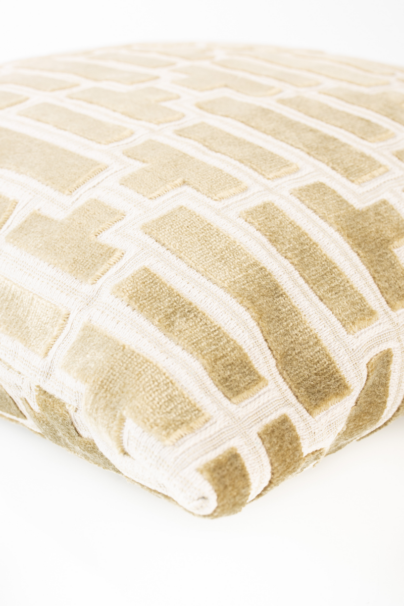 Neutral-Hued Geometric Throw Pillows (2) | Zuiver Scape | DutchFurniture.com