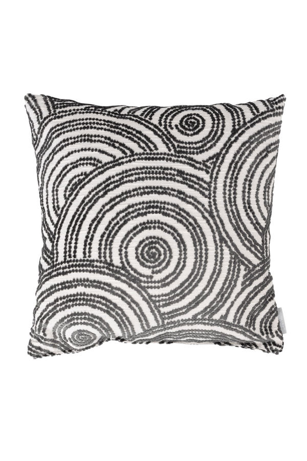 Spiral Print Throw Pillows (2) | Zuiver Rings | Dutchfurniture.com